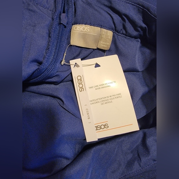 ASOS Curve Size 18 Dress One Shoulder - Picture 3 of 4